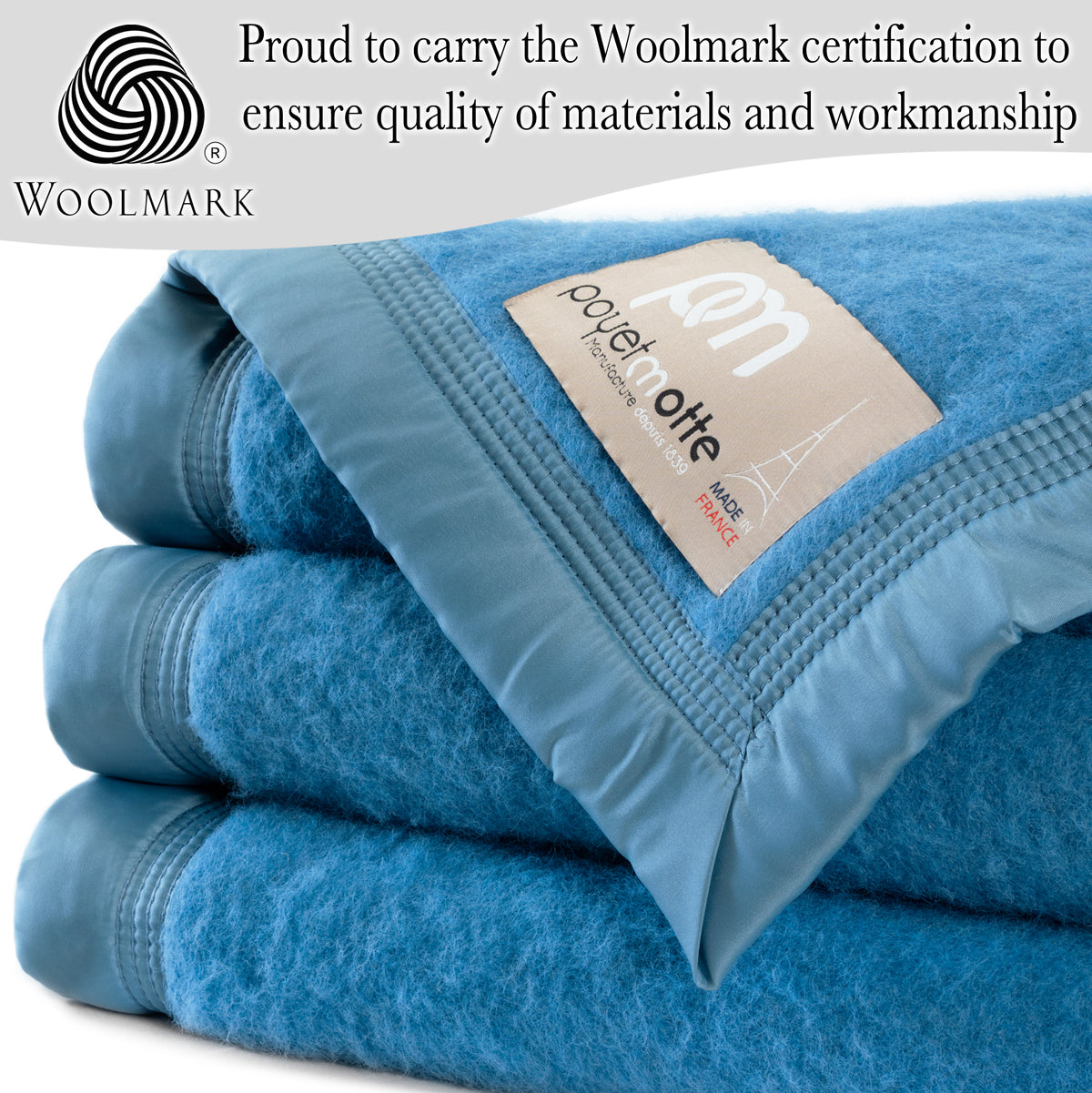 Aurora-wool-blanket-700gsm-blue-Woolmark