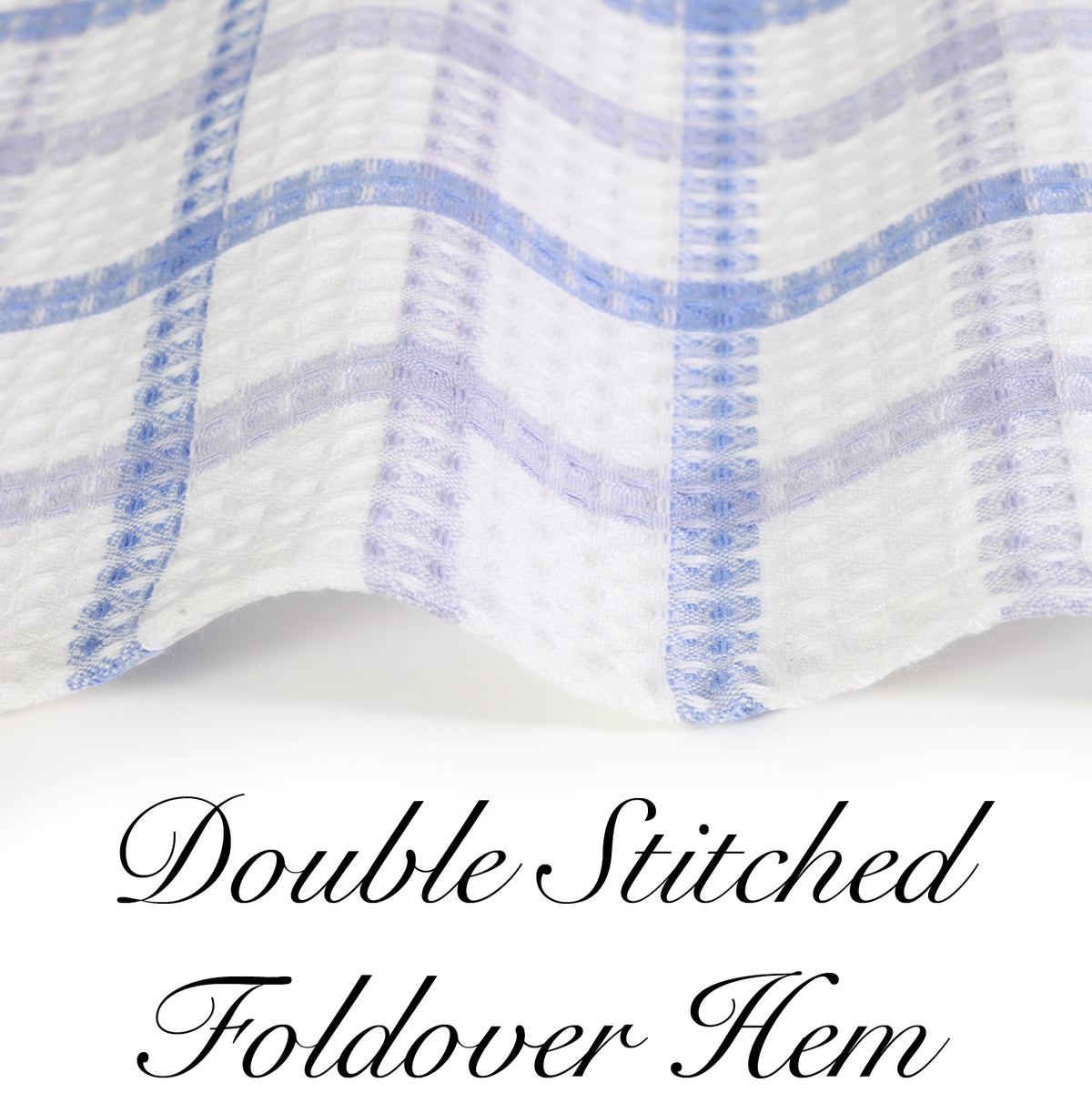 Poyet Motte Alvex Professional Chefs Towels (Pack of 4) Blue/White