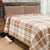 Poyet Motte Rivoli/Elysee 400GSM Mid-Weight 100% Virgin Wool Blanket, Camel/Natural