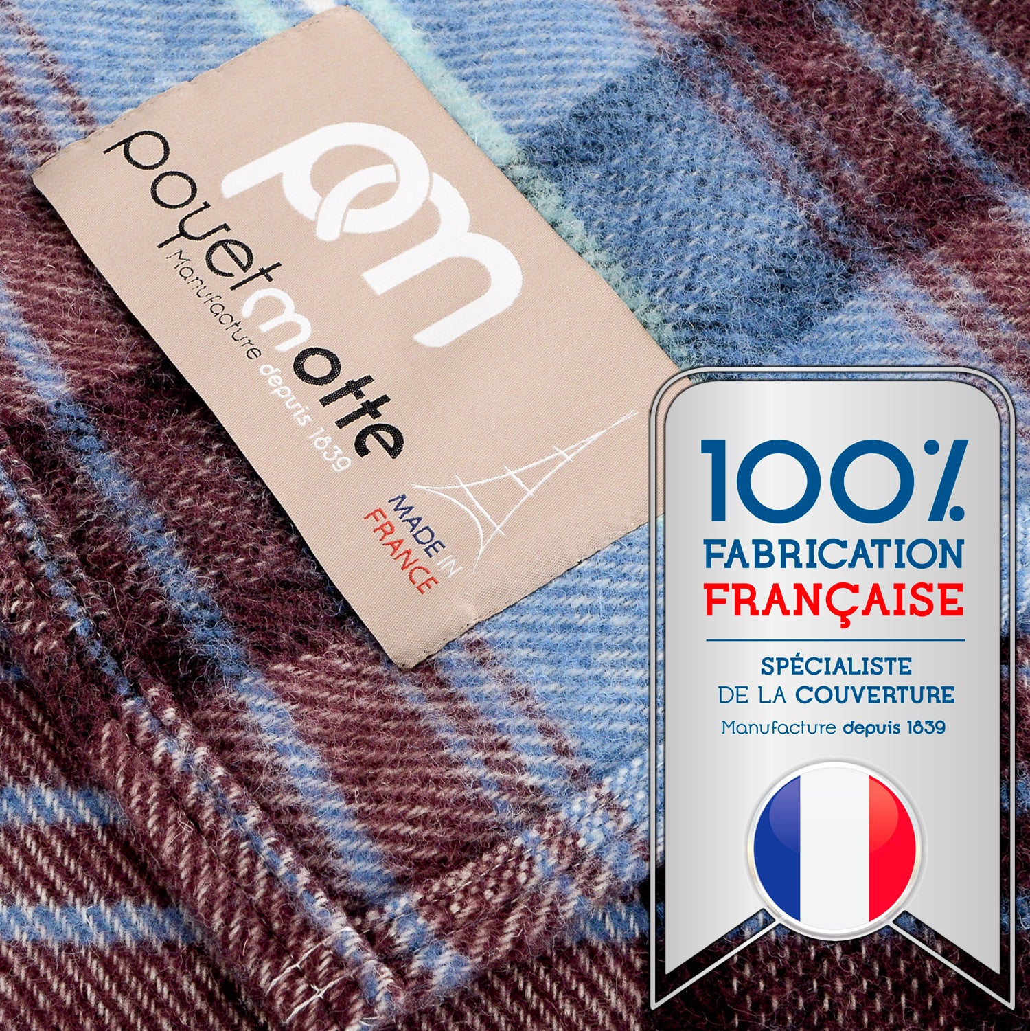 Poyet motte sales wool blanket