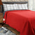 Poyet Motte Rivoli/Elysee 400GSM Mid-Weight 100% Virgin Wool Blanket, Red