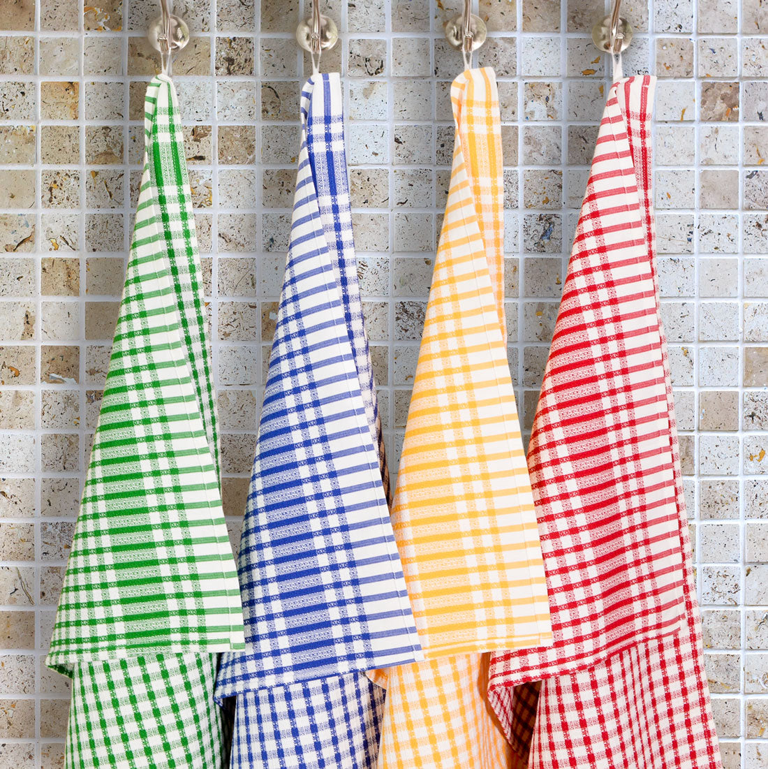 Poyet Motte Timex Professional Chefs Towels (Pack of 4) Red