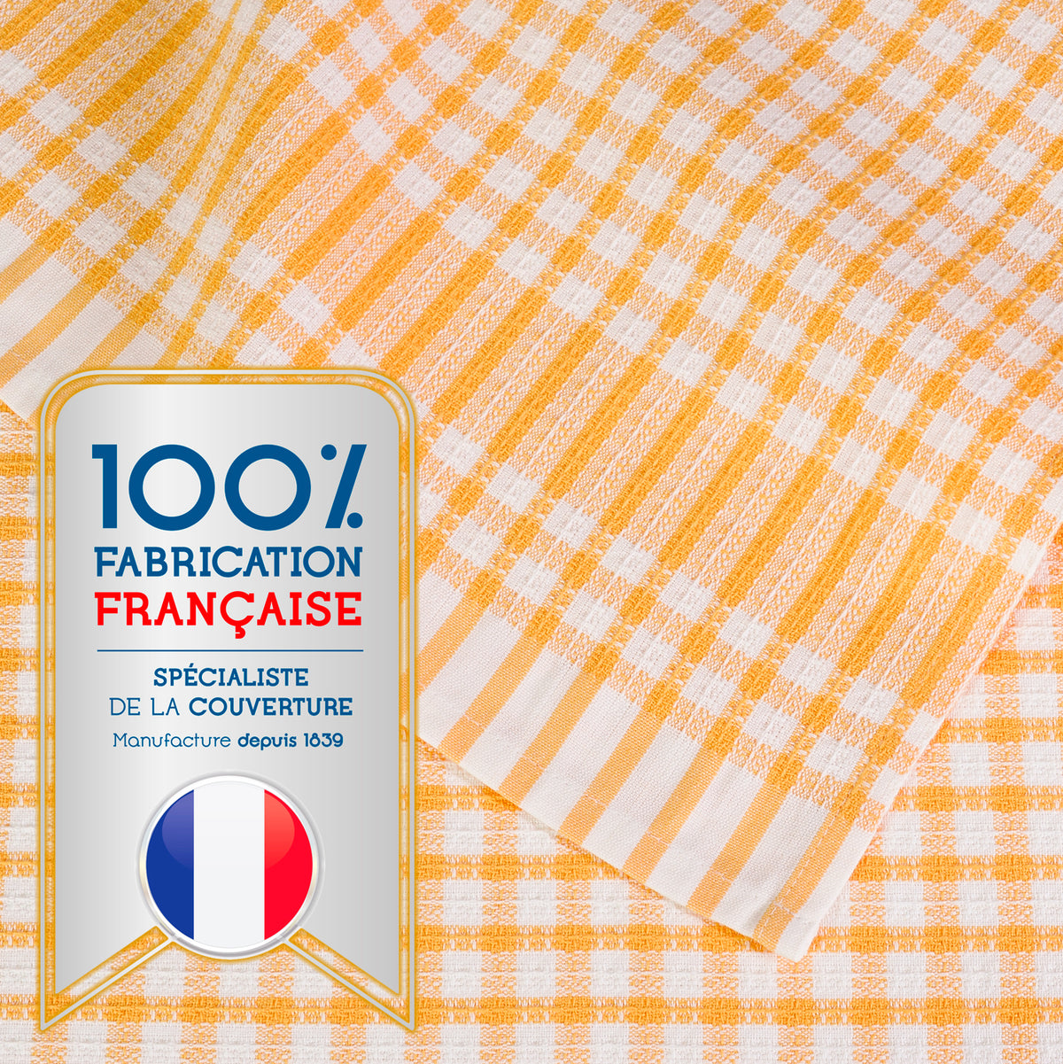 Poyet Motte Timex Professional Chefs Towels (Pack of 4) Yellow