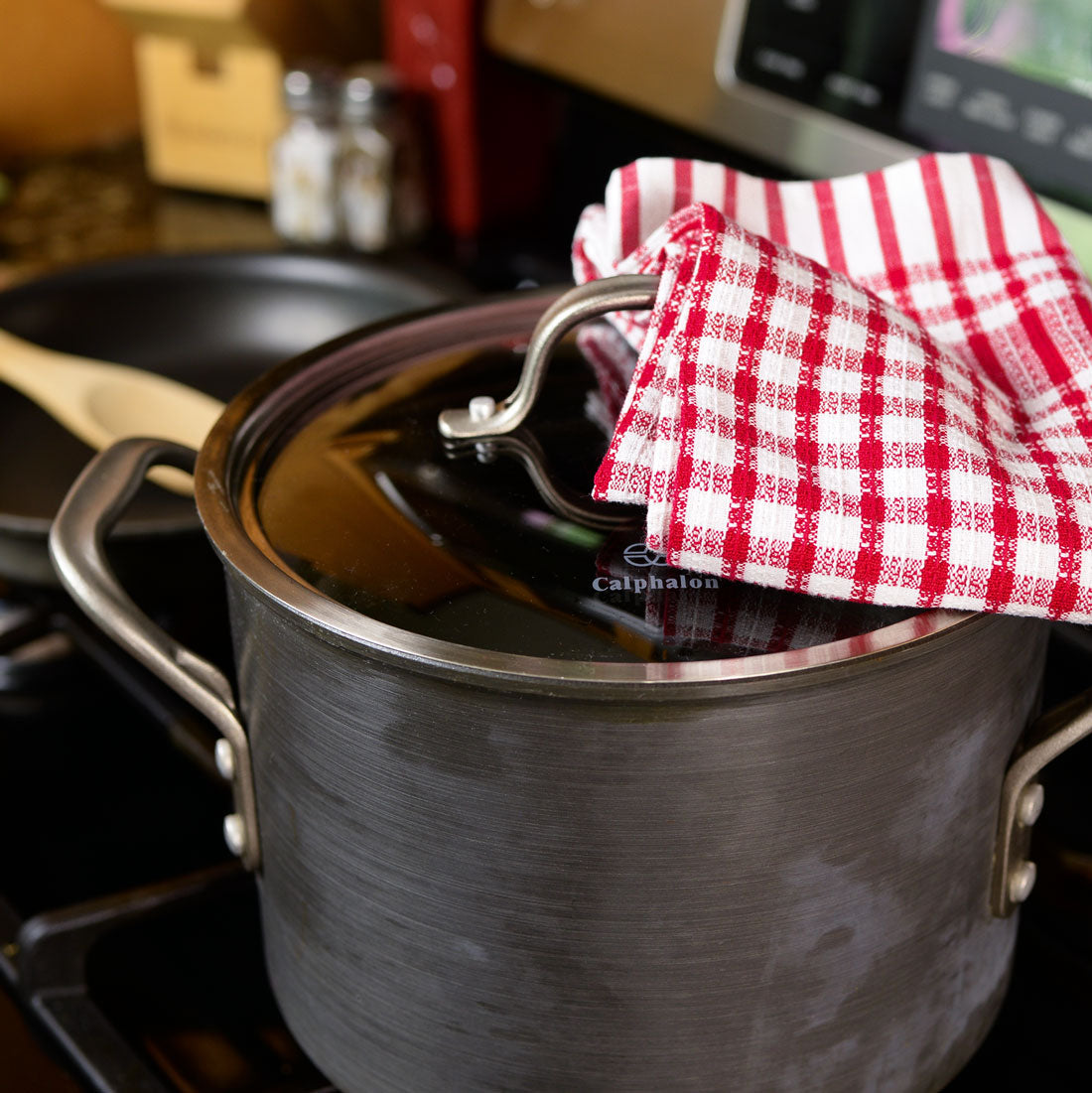 Poyet Motte Timex Professional Chefs Towels (Pack of 4) Red