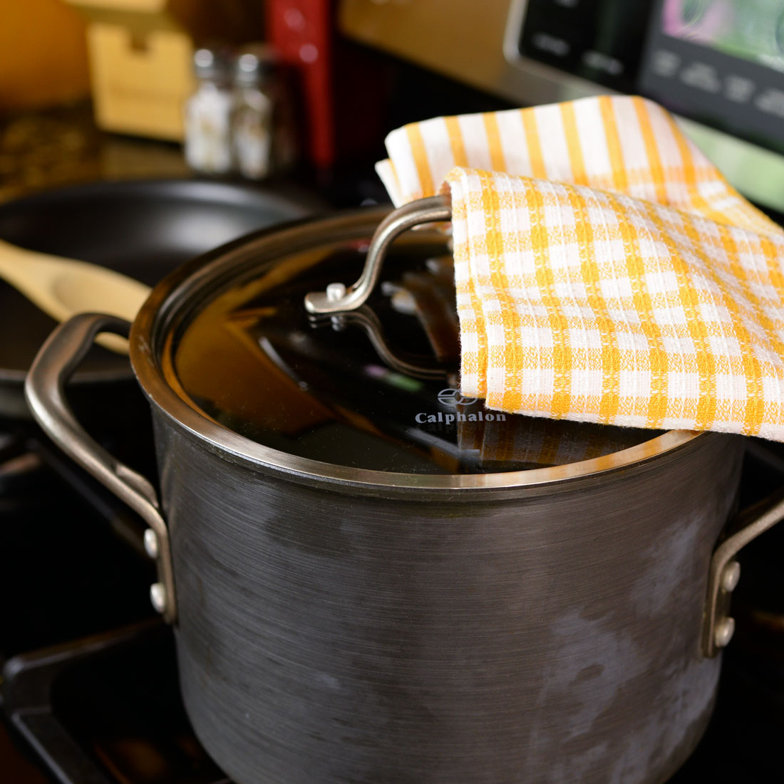 Poyet Motte Timex Professional Chefs Towels (Pack of 4) Yellow